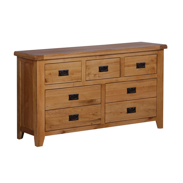 Rustic Oak Chest of Drawers