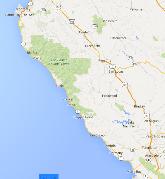 Morro Bay to Monterey