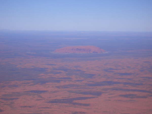Uluru from plane 2