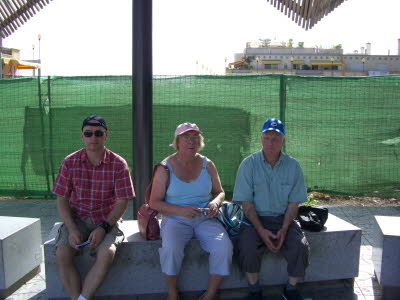 Waiting for a bus in Puerto de Mogan